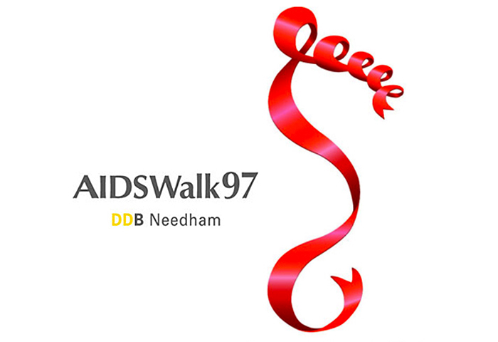 Aidswalk 97 Logo Design