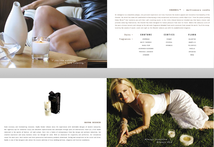 Dayna Decker Catalog- pages 3-6 Dayna Decker Catalog- pages 3-6