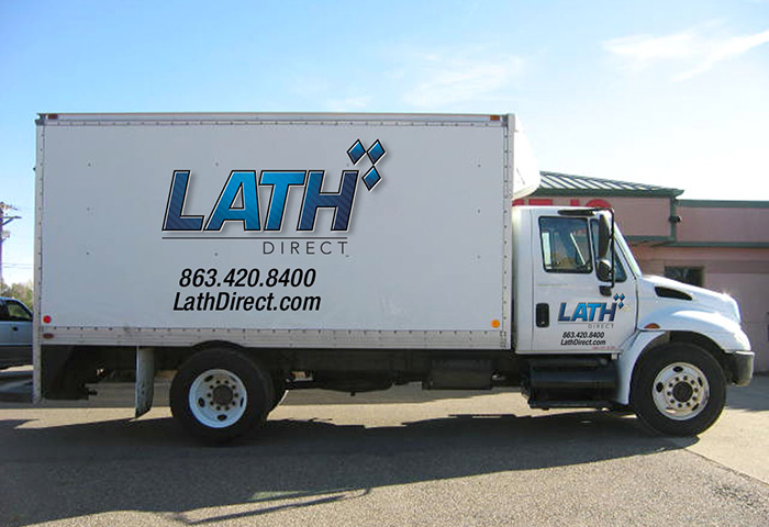 Big truck with Lath Direct Vehicle Decals