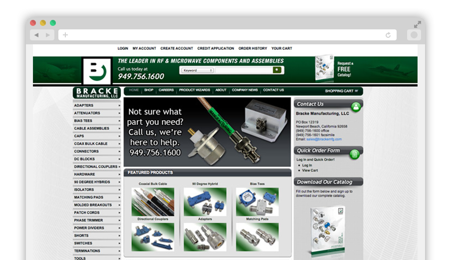 Bracke Manufacturing Company Website
