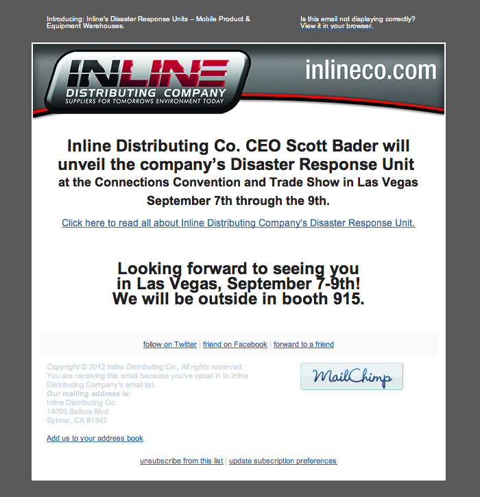 Inline Distributing Company Emails SeenDesigns