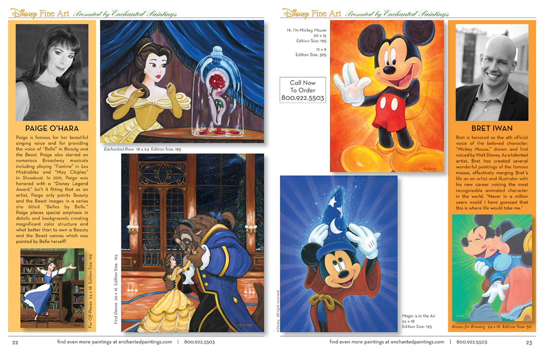 Disney Fine Art by Enchanting Paintings Catalog SeenDesigns