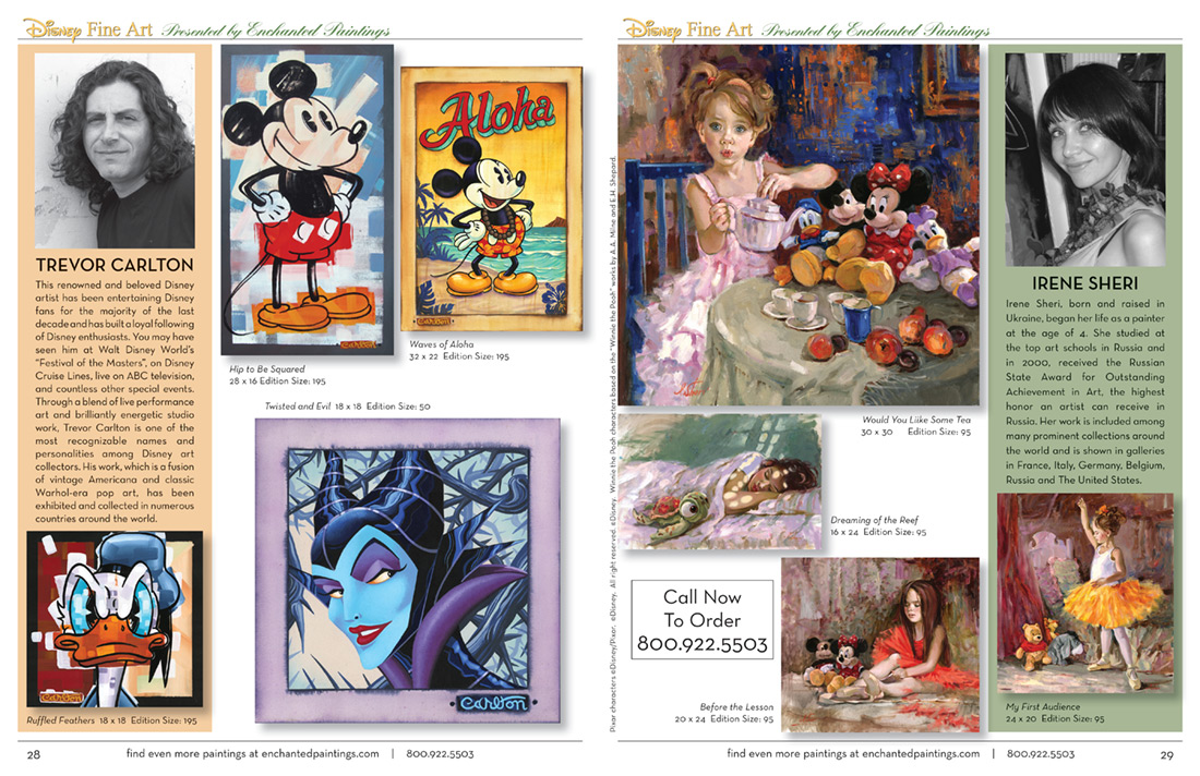Disney Fine Art by Enchanting Paintings Catalog SeenDesigns