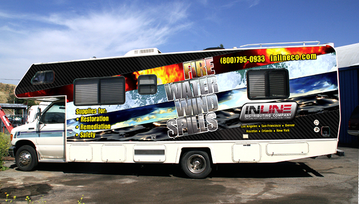 Inline Truck and Helicopter Graphics