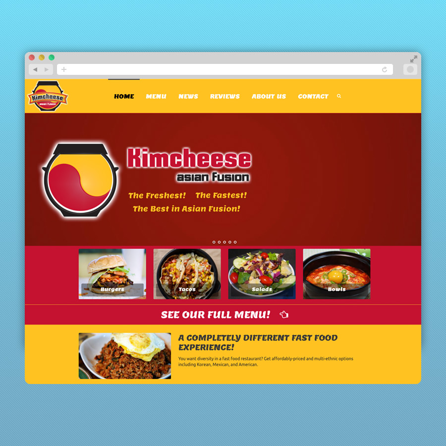 Kim Cheese Restaurant Website