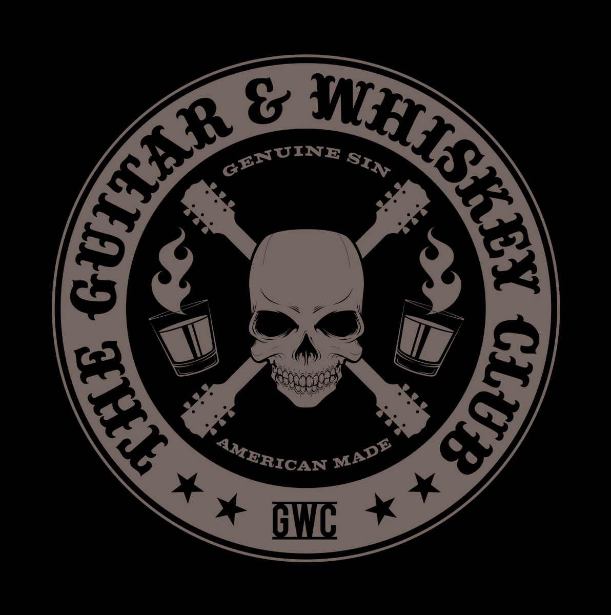 The Guitar and Whiskey Club Logo