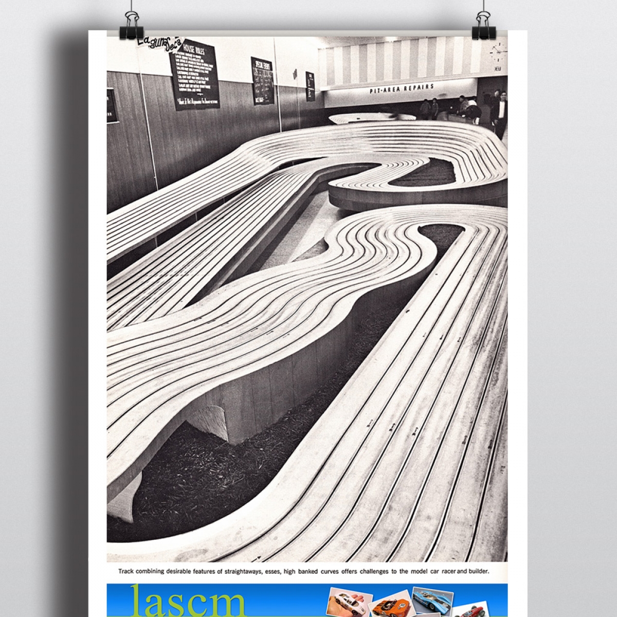 Los Angeles Slot Car Museum Posters SeenDesigns