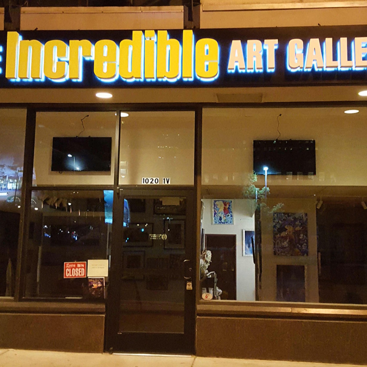 Incredible Art Gallery – Store Posters & Signage – SeenDesigns